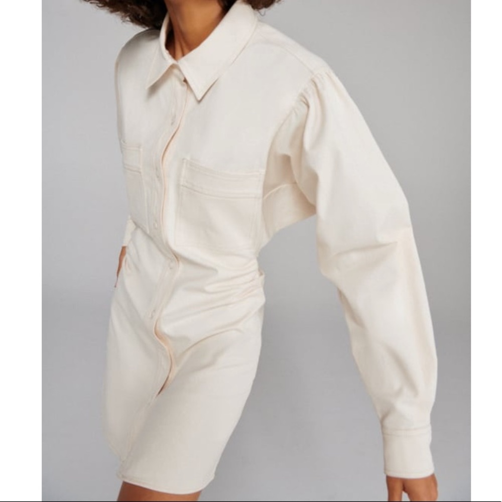 Zara tan dress with pockets